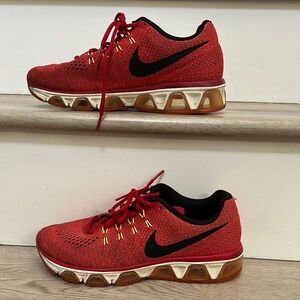 Nike Red and Black Running Shoes